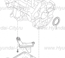 Поддон масляный 1.4 '16 Hyundai Solaris II