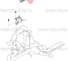Опорная пластина двигателя 2.0 Hyundai Creta