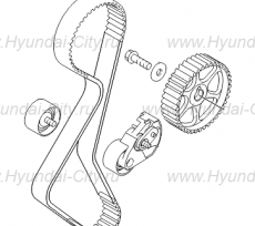 Ремень грм дизель Hyundai Santa Fe II