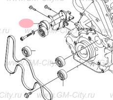 Натяжитель приводного ремня Hyundai H1