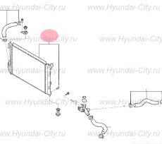 Радиатор охлаждения акпп Hyundai Creta