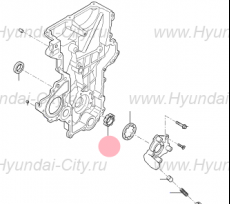 Шестерня масляного насоса 1.6 Hyundai Creta