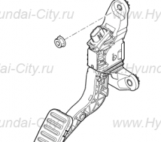 Педаль акселератора Hyundai Solaris II