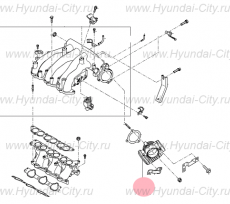 Дроссельная заслонка Hyundai Santa Fe II