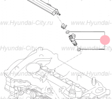 Инжектор 2.0 Hyundai Elantra V