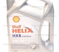 Масло моторное синтетическое shell helix hx8 sae 5w-30 4л бензин Hyundai Equus