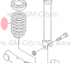 Пружина задняя Hyundai ix35
