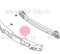 Энергопоглотитель бампера переднего Hyundai i30 II