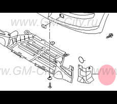 Кронштейн бампера заднего правый Hyundai i30 II