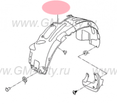 Подкрылок передний правый Hyundai ix35
