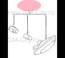 Поворотник левый Hyundai Elantra V