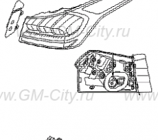 Фонарь левый внешний Hyundai Genesis