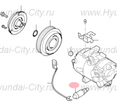 Клапан компрессора кондиционера  Hyundai Sonata VII