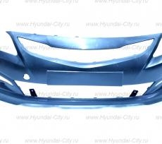 Бампер передний рестайлинг '14-17 Hyundai Solaris I