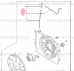Трубка вентилятора охлаждения Hyundai Solaris II