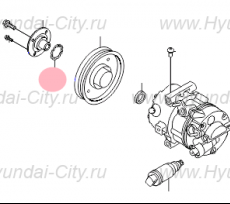 Стопорное кольцо компрессора кондиционера Hyundai Grandeur
