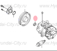 Сальник компрессора кондиционера Hyundai Sonata VII