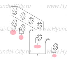 Вкладыши коренные std-b (4 шт) 3.0-3.8 Hyundai Grandeur