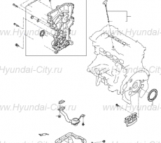 Крышка цепи грм 2.0 Hyundai Sonata VII