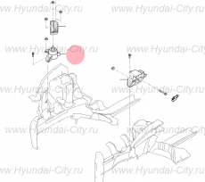 Опора двигателя Hyundai Creta