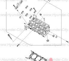 Прокладка гбц левая 3.0-3.8 Hyundai Grandeur