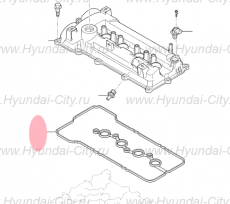 Прокладка клапанной крышки 1.4-1.6 Hyundai i30 II