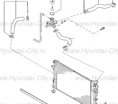 Радиатор охлаждения акпп Hyundai Elantra VI