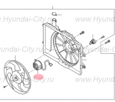 Мотор вентилятора охлаждения Hyundai Elantra VI
