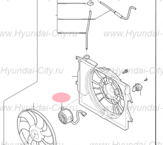 Мотор вентилятора охлаждения Hyundai Solaris II