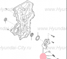 Крышка масляного насоса 1.6 Hyundai Elantra VI