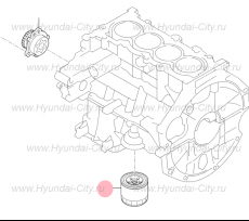 Фильтр масляный '16 Hyundai Solaris II