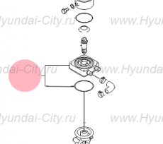 Охладитель масла Hyundai Santa Fe II
