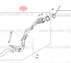 Шланг топливо-заправочной горловины Hyundai Creta