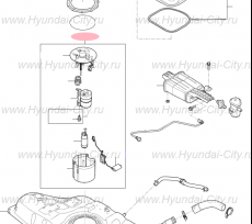 Топливный насос в сборе Hyundai Elantra VI