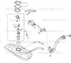 Топливный насос '15 Hyundai Tucson III