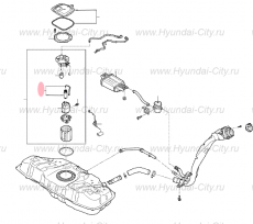 Топливный насос с трубкой '15 Hyundai i30 II