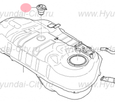 Клапан вентиляции топливного бака Hyundai Tucson III