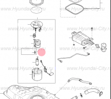 Регулятор давления топлива Hyundai Sonata VII