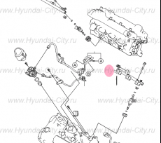 Рампа топливная левая 3.0-3.8 Hyundai Equus
