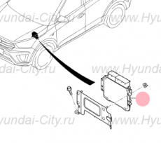 Электронный блок управления двигателем Hyundai Creta