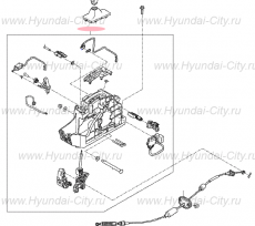 Рычаг переключения передач акпп в сборе Hyundai Tucson III