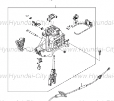 Ручка рычага акпп Hyundai Grand Santa Fe I