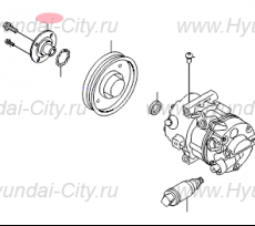 Муфта компрессора кондиционера Hyundai Sonata VII