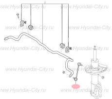 Стойка стабилизатора переднего Hyundai Elantra VI
