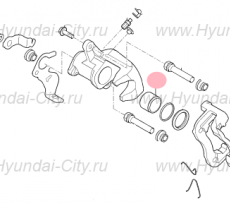 Поршень суппорта заднего Hyundai Elantra VI