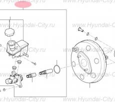 Тормозной цилиндр главный в сборе Hyundai Sonata VII