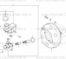 Крышка бачка тормозной жидкости Hyundai Sonata VII