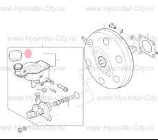 Крышка бачка тормозной жидкости Hyundai Tucson III