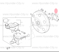 Прокладка усилителя тормозов Hyundai Sonata VII