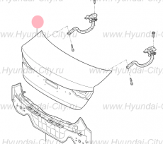 Крышка багажника Hyundai Elantra VI